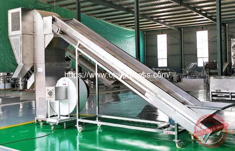 Automatic Chili Pepper Winnower Cleaning Machine Automatic-Chili-Pepper-Winnower-Cleaning-Machine